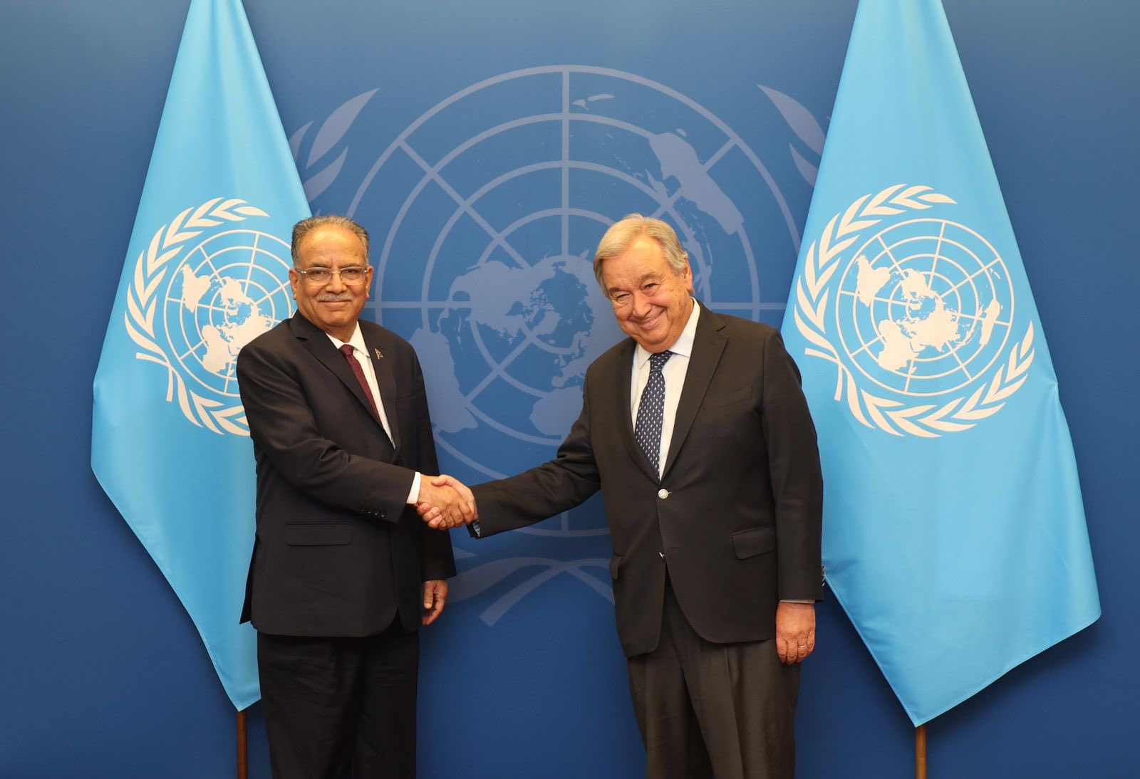 Prime Minister Dahal, UN Secretary-General Guterres hold talks