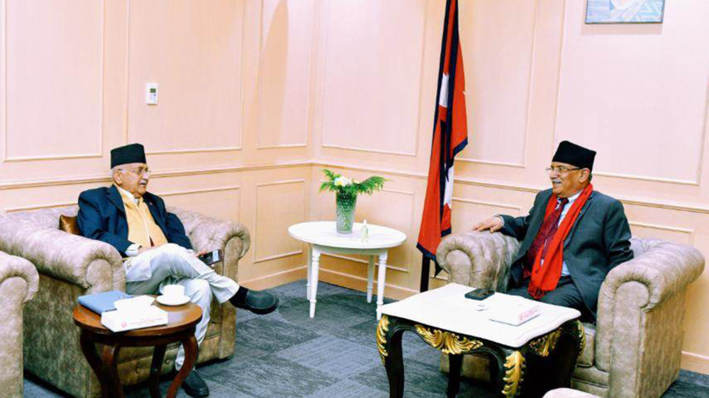 Dahal seeks support of main opposition to move forward pending bills