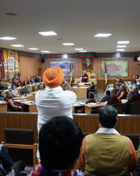 A Delegation of Bharat Tibbat Sangh Visits Tibetan Parliament-in-Exile