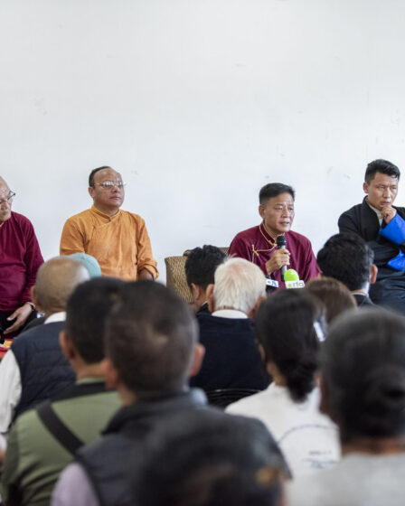 Sikyong Penpa Tsering Stresses the Need for Compact Communities for Tibetans in Dharamsala