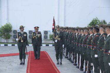 Nepal Army chief Sharma leaves for China