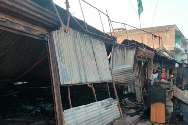 Fire destroys seven shops in Nepalgunj