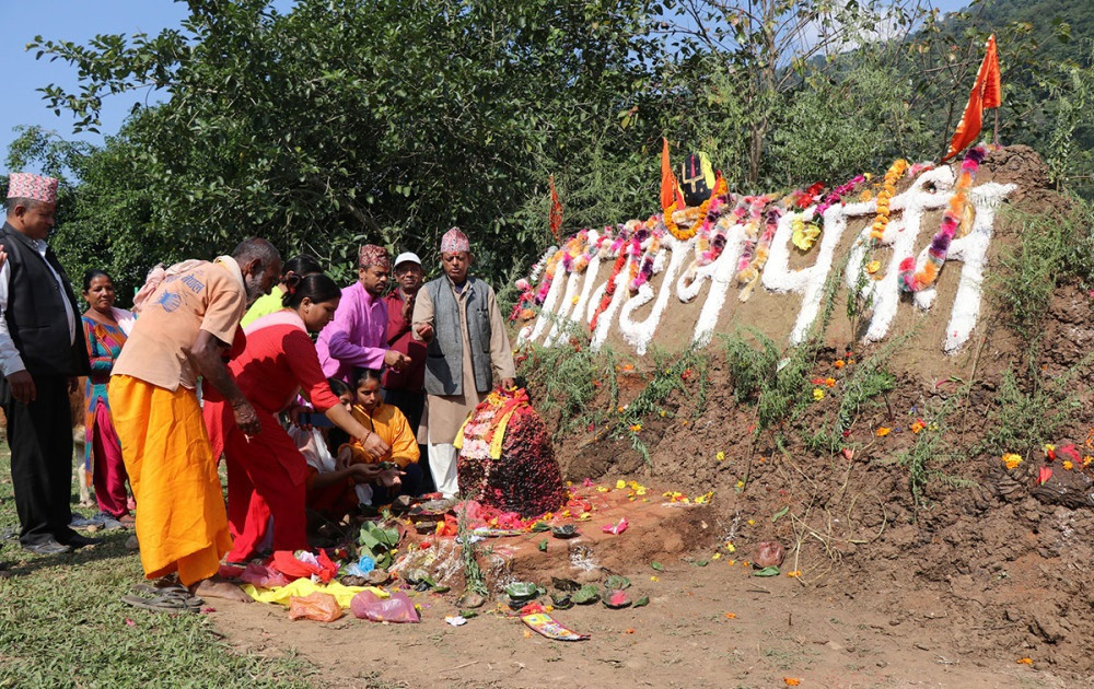 Govardhan Pooja being observed on the fourth day of Tihar