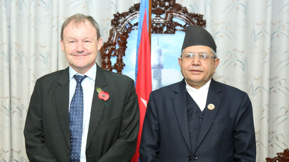 British envoy Fenn calls on House Speaker Ghimire