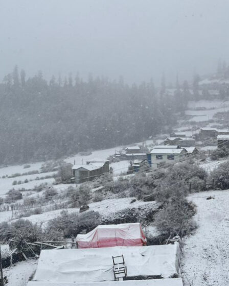 Mountainous Karnali districts witness snowfall