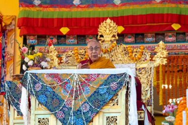 His Holiness the Dalai Lama Conducts Teachings at Salugara