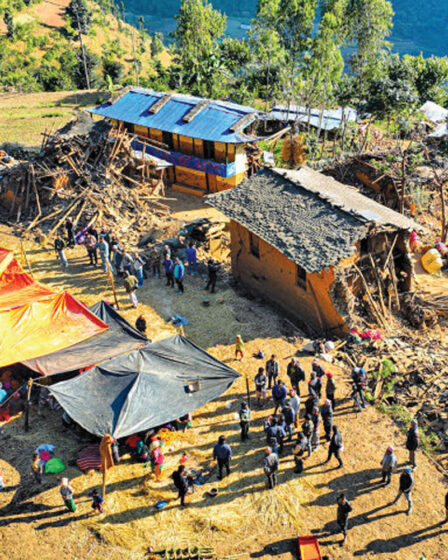 European Union, Save the Children to hand over 800 winter tents to earthquake-affected people in Jajarkot, Rukum West